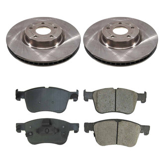 Callahan Brake Parts® - Plain Front Brake Kit