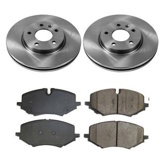 Callahan Brake Parts® - Plain Front Brake Kit