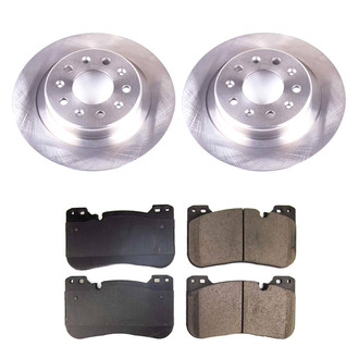 Callahan Brake Parts® - Plain Rear Brake Kit