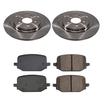 Callahan Brake Parts® - Plain Rear Brake Kit