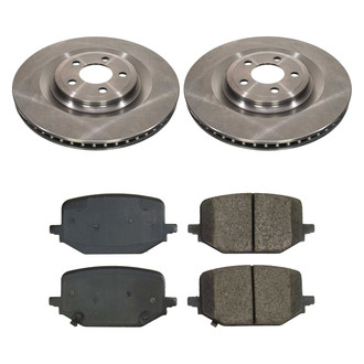 Callahan Brake Parts® - Plain Rear Brake Kit