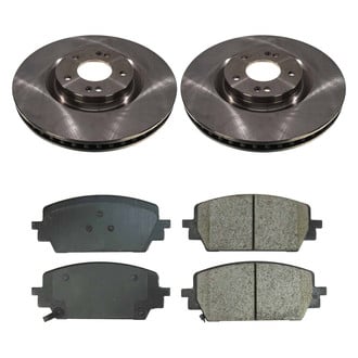 Callahan Brake Parts® - Plain Front Brake Kit