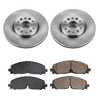 Callahan Brake Parts® - Plain Front Brake Kit