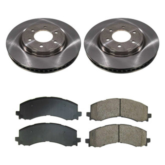 Callahan Brake Parts® CKO115648 - Plain Front Brake Kit