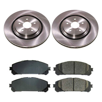 Callahan Brake Parts® - Plain Front Brake Kit