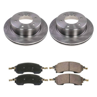 Callahan Brake Parts® - Plain Rear Brake Kit