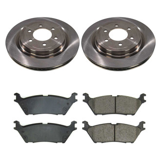 Callahan Brake Parts® - Plain Rear Brake Kit