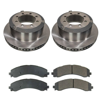 Callahan Brake Parts® - Plain Rear Brake Kit