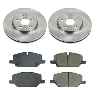 Callahan Brake Parts® - Plain Front Brake Kit
