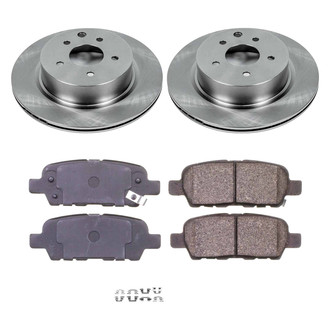 Callahan Brake Parts® - Plain Rear Brake Kit
