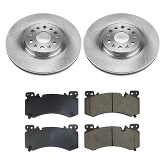 Callahan Brake Parts® - Plain Front Brake Kit