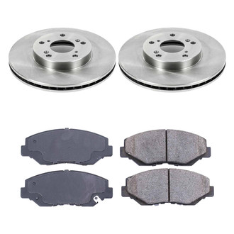Callahan Brake Parts® - Plain Front Brake Kit
