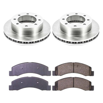 Callahan Brake Parts® - Plain Front Brake Kit