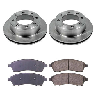 Callahan Brake Parts® - Plain Rear Brake Kit
