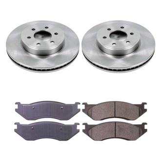 Callahan Brake Parts® - Plain Front Brake Kit