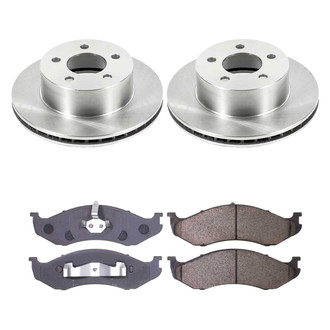 Callahan Brake Parts® - Plain Front Brake Kit