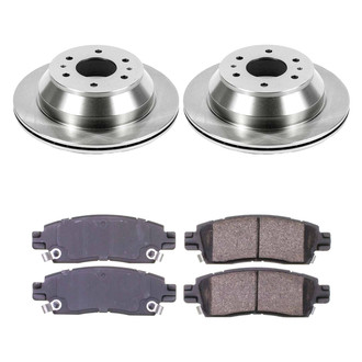 Callahan Brake Parts® - Plain Rear Brake Kit
