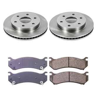 Callahan Brake Parts® - Plain Front Brake Kit