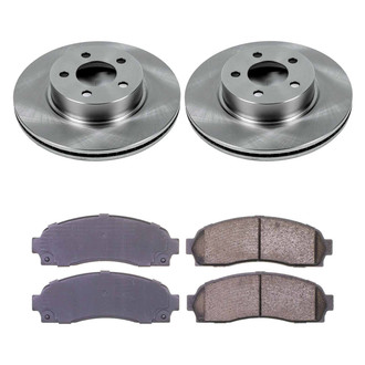 Callahan Brake Parts® - Plain Front Brake Kit