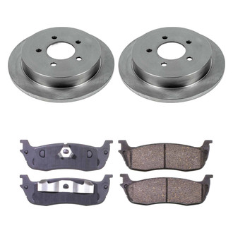 Callahan Brake Parts® - Plain Rear Brake Kit