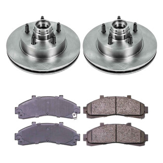 Callahan Brake Parts® - Plain Front Brake Kit