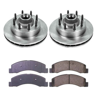 Callahan Brake Parts® - Plain Front Brake Kit