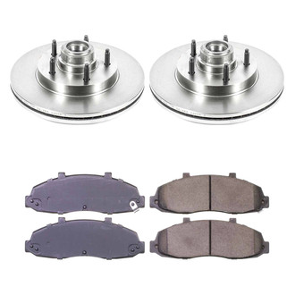 Callahan Brake Parts® - Plain Front Brake Kit
