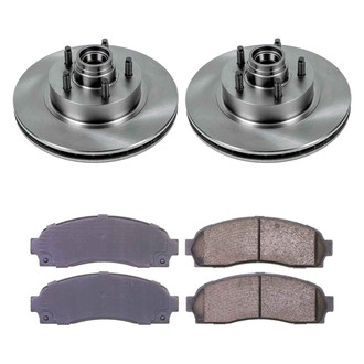 Callahan Brake Parts® - Plain Front Brake Kit