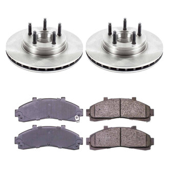 Callahan Brake Parts® - Plain Front Brake Kit