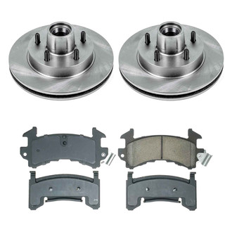 Callahan Brake Parts® - Plain Front Brake Kit