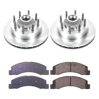 Callahan Brake Parts® - Plain Front Brake Kit