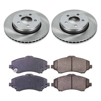 Callahan Brake Parts® - Plain Front Brake Kit