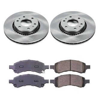 Callahan Brake Parts® - Plain Front Brake Kit
