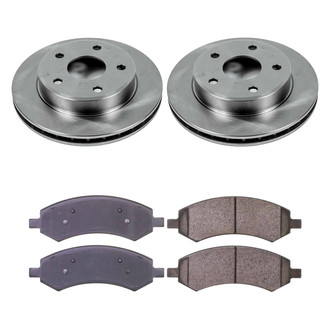 Callahan Brake Parts® - Plain Front Brake Kit
