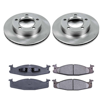 Callahan Brake Parts® - Plain Front Brake Kit