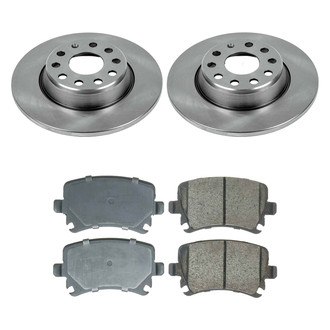 Callahan Brake Parts® - Plain Rear Brake Kit