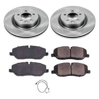 Callahan Brake Parts® - Plain Front Brake Kit