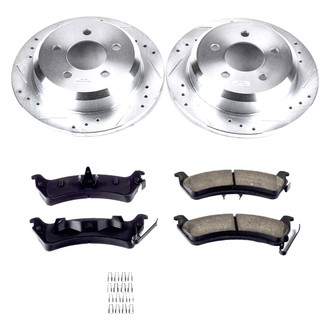 Callahan Brake Parts® - Drilled and Slotted Rear Brake Kit