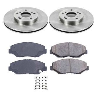 Callahan Brake Parts® - Plain Front Brake Kit