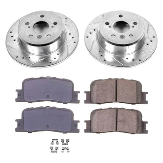 Callahan Brake Parts® - Drilled and Slotted Rear Brake Kit