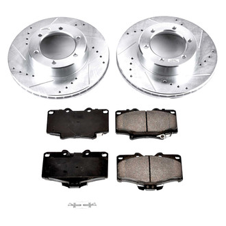 Callahan Brake Parts® - Drilled and Slotted Front Brake Kit