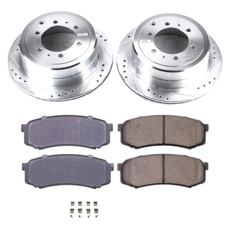 Callahan Brake Parts® - Drilled and Slotted Rear Brake Kit
