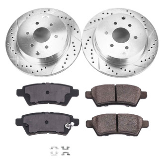 Callahan Brake Parts® - Drilled and Slotted Rear Brake Kit