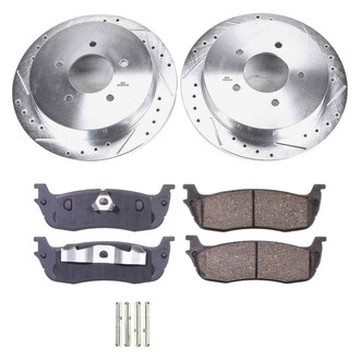 Callahan Brake Parts® - Drilled and Slotted Rear Brake Kit