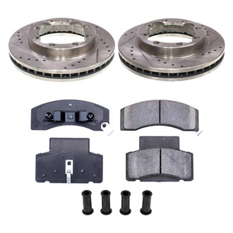 Callahan Brake Parts® - Drilled and Slotted Front Brake Kit