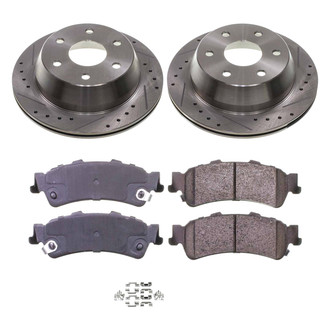 Callahan Brake Parts® - Drilled and Slotted Rear Brake Kit