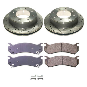 Callahan Brake Parts® - Drilled and Slotted Rear Brake Kit