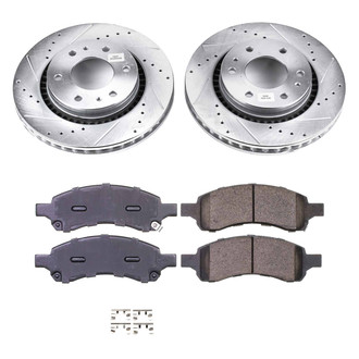 Callahan Brake Parts® - Drilled and Slotted Front Brake Kit