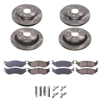 Callahan Brake Parts® - Drilled and Slotted Brake Kit