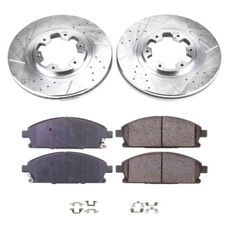 Callahan Brake Parts® - Drilled and Slotted Front Brake Kit